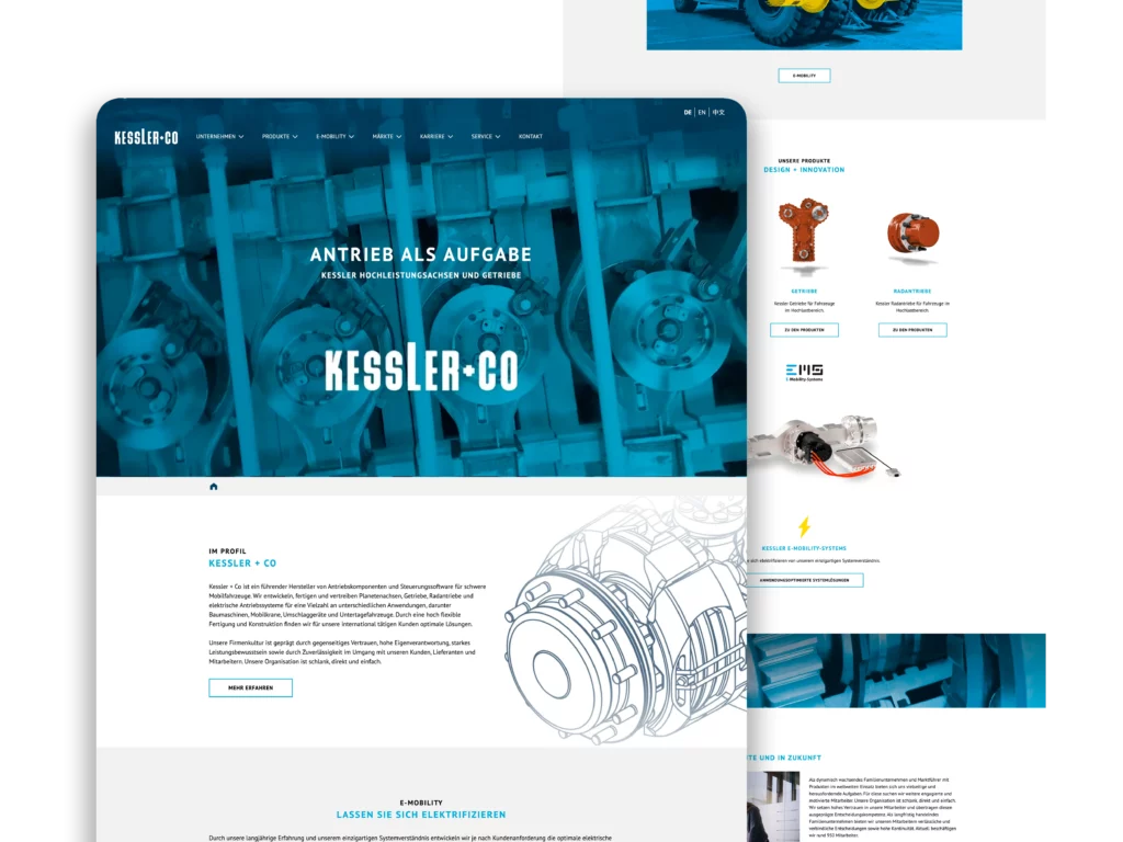 Geopard Kessler + Co Webdesign 2
