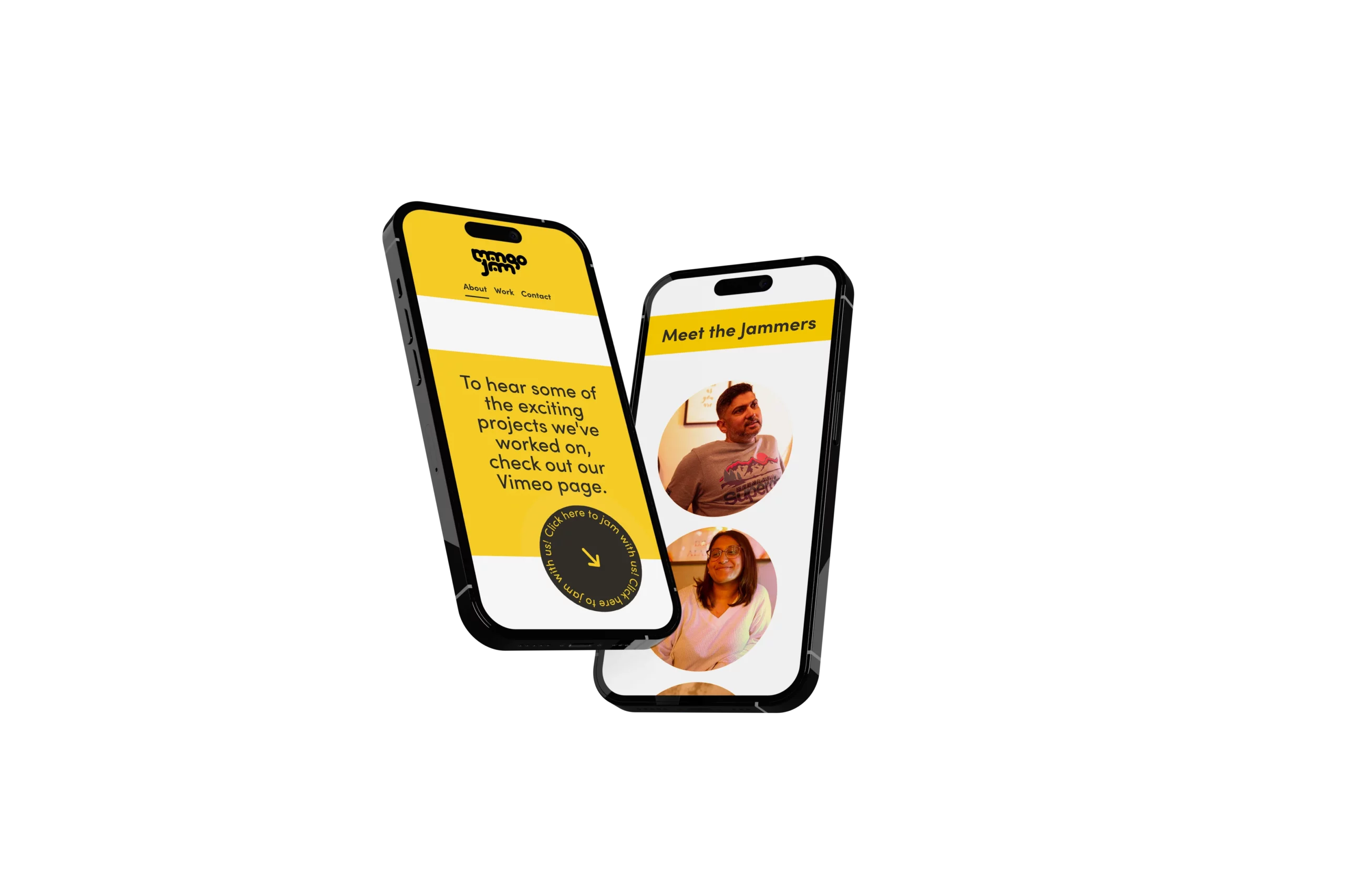 Geopard Mango Jam Webdesign Phone