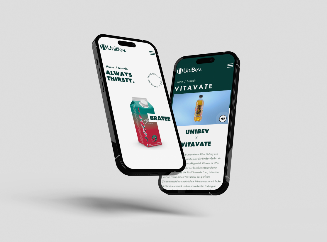 Geopard UniBev. Webdesign Onlineshop Phone 3