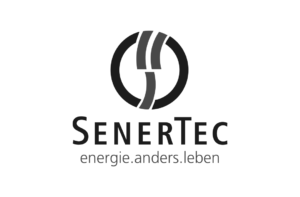 Logo Senertec, Energie anders leben